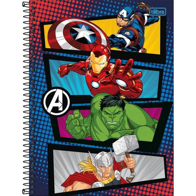 CADERNO C.D. 10X1 AVENGERS